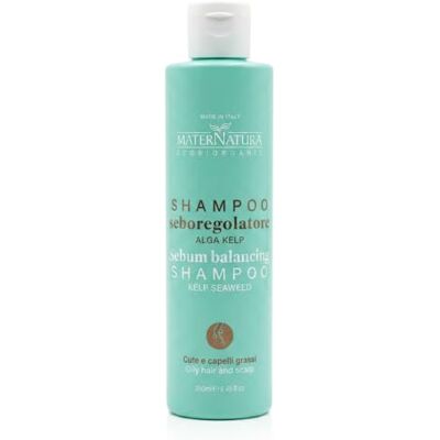 Maternatura , Kelp zeewier seboregulator shampoo, normaliseert de activiteit van de talgklieren, reinigt zachtjes de huid, schattige routine schoonheid en vet haar, biologisch 250 ml Maternatura , Kelp zeewier seboregulator shampoo, normaliseert de activiteit van de talgklieren, reinigt zachtjes de huid, schattige routine schoonheid en vet haar, biologisch 250 ml