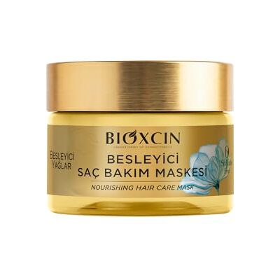 BIOXCIN Nourishing Oils Haarmasker, 225 ml, intensieve verzorging voor droog en beschadigd haar, met 9 bloemoliën, panthenol en bioComplex B11, hydratatie, glans en soepelheid BIOXCIN Nourishing Oils Haarmasker, 225 ml, intensieve verzorging voor droog en beschadigd haar, met 9 bloemoliën, panthenol en bioComplex B11, hydratatie, glans en soepelheid