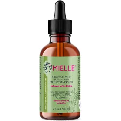 Mielle Organics Mielle Rosemary Mint Scalp & Hair Strengthening Oil versterkende olie voor hoofdhuid en haar, munt en rozemarijn Mielle Organics Mielle Rosemary Mint Scalp & Hair Strengthening Oil versterkende olie voor hoofdhuid en haar, munt en rozemarijn