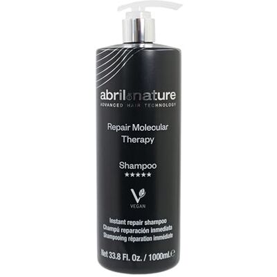 abril et nature Professionele Molecular Therapy Shampoo Voor extreem beschadigd, overbehandeld of verouderd haar Herstructureren, repareren en herstellen Gezond en duurzaam haar 1000 ml abril et nature Professionele Molecular Therapy Shampoo Voor extreem beschadigd, overbehandeld of verouderd haar Herstructureren, repareren en herstellen Gezond en duurzaam haar 1000 ml