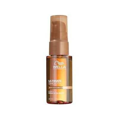 WELLA Professionals ULTIMATE SMOOTH Miracle Oil Serum (30 ml) Haarolie op basis van squalaan en omega-9 voor droog, dof en krullend haar WELLA Professionals ULTIMATE SMOOTH Miracle Oil Serum (30 ml) Haarolie op basis van squalaan en omega-9 voor droog, dof en krullend haar