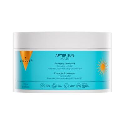 Valquer Laboratorios VALQUER Detox Anti-Chloor Zero Haarmasker, 300 ml Herstelt en beschermt het haar na de zon, zwembad en zout water, hydratatie en glans, veganistisch Valquer Laboratorios VALQUER Detox Anti-Chloor Zero Haarmasker, 300 ml Herstelt en beschermt het haar na de zon, zwembad en zout water, hydratatie en glans, veganistisch