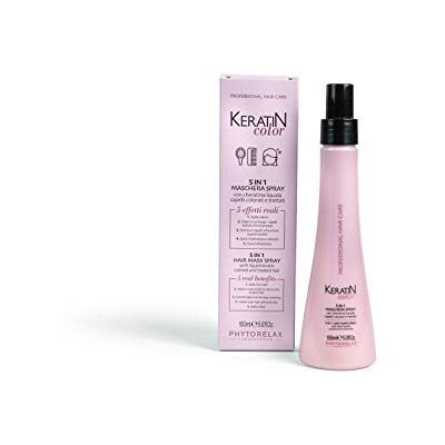 Phytorelax Prodotti per capelli Harbor Keratin Color 5 in 1 Mmaschera Spray 150 ml Phytorelax Prodotti per capelli Harbor Keratin Color 5 in 1 Mmaschera Spray 150 ml