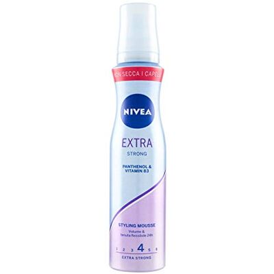 NIVEA Styling Mousse Extra Strong sterke grip 150 ml NIVEA Styling Mousse Extra Strong sterke grip 150 ml