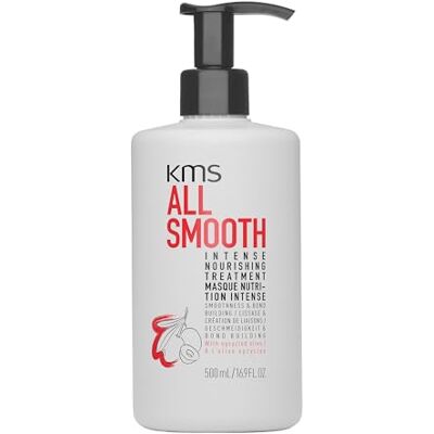 KMS Allsmooth Intensieve voedende behandeling voor medium tot sterk haar, anti-kroes, anti-kroes, gladmaken, gerecyclede olijf, siliconenvrij, veganistische formule, 500 ml KMS Allsmooth Intensieve voedende behandeling voor medium tot sterk haar, anti-kroes, anti-kroes, gladmaken, gerecyclede olijf, siliconenvrij, veganistische formule, 500 ml