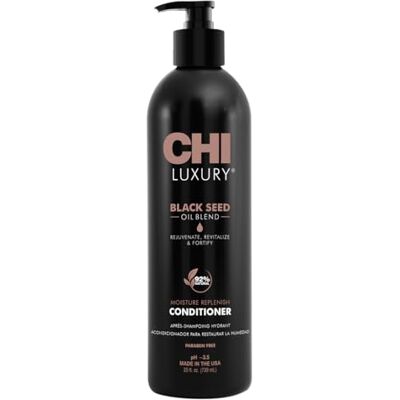 CHI Luxe conditioner voor het regenereren van de vochtigheid van zwarte zaadolie CHI Luxe conditioner voor het regenereren van de vochtigheid van zwarte zaadolie