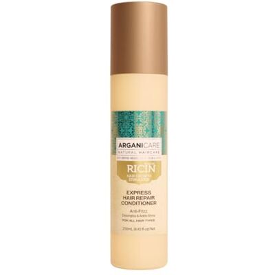 Arganicare Express 2-fase reparatiespray ontwarrende spray zonder uitspoelen met ricinusolie 250 ml Arganicare Express 2-fase reparatiespray ontwarrende spray zonder uitspoelen met ricinusolie 250 ml
