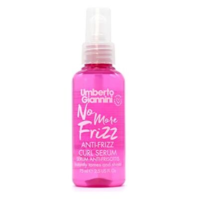 Umberto Giannini No More Frizz Curl Serum voor het temmen van krullend, droog, beschadigd en gekleurd haar, 75 ml, dierproefvrij veganistisch haarserum voor krullend, golvend en krullend haar texturen Umberto Giannini No More Frizz Curl Serum voor het temmen van krullend, droog, beschadigd en gekleurd haar, 75 ml, dierproefvrij veganistisch haarserum voor krullend, golvend en krullend haar texturen