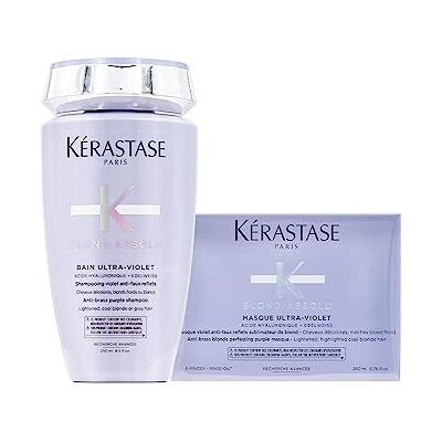 KÉRASTASE Kerastase Absolute Blond badset, ultraviolet, 250 ml, masker 200 ml KÉRASTASE Kerastase Absolute Blond badset, ultraviolet, 250 ml, masker 200 ml