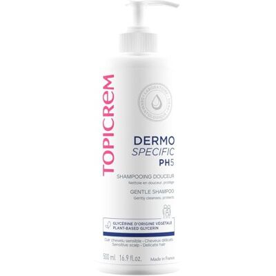 Topicrem PH5 DERMO SPECIFIC Zachte melkshampoo Reinigt zacht en beschermt Gevoelige hoofdhuid, zacht haar, gemaakt in Frankrijk 500 ml Topicrem PH5 DERMO SPECIFIC Zachte melkshampoo Reinigt zacht en beschermt Gevoelige hoofdhuid, zacht haar, gemaakt in Frankrijk 500 ml