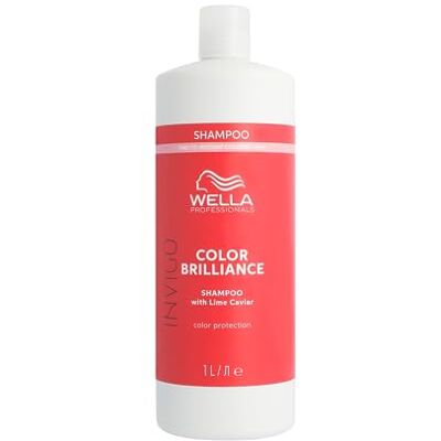 Wella Professionals Invigo Color Brilliance Shampoo, behoudt de glans en bescherming van de haarkleur, shampoo voor fijn tot normaal gekleurd haar, 1 l Wella Professionals Invigo Color Brilliance Shampoo, behoudt de glans en bescherming van de haarkleur, shampoo voor fijn tot normaal gekleurd haar, 1 l