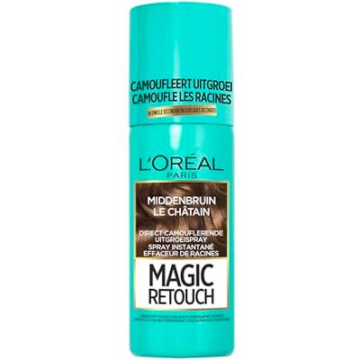 L'ORÉAL Loreal Magic Retouch Midden Bruin Spray, 75 ml L'ORÉAL Loreal Magic Retouch Midden Bruin Spray, 75 ml