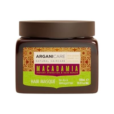 Arganicare Macadamia-serie herstellend masker met biologische macadamia-olie bestrijdt breuk behoudt de hydratatiesnelheid droog, beschadigd en gekleurd haar 500 ml Arganicare Macadamia-serie herstellend masker met biologische macadamia-olie bestrijdt breuk behoudt de hydratatiesnelheid droog, beschadigd en gekleurd haar 500 ml