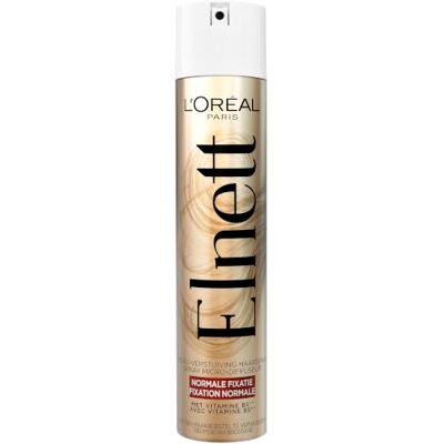 Elnett L'Oréal Paris Satin Normal Fixatie haarspray, 300 ml Voor normale grip en zijdezacht gevoel. Elnett L'Oréal Paris Satin Normal Fixatie haarspray, 300 ml Voor normale grip en zijdezacht gevoel.
