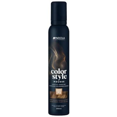 Indola Color Style Mousse Donkerblond 200 ml Indola Color Style Mousse Donkerblond 200 ml