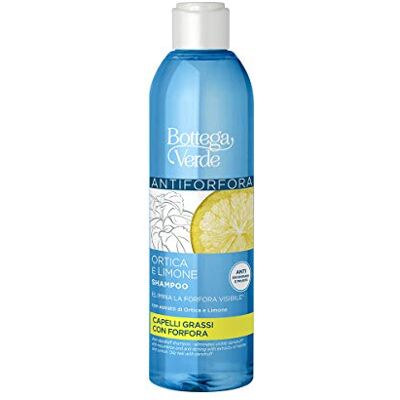 Bottega Verde , Brandnetel en citroen – anti-roos shampoo – verwijdert zichtbare roos*, anti-jeuk en herhaling – met brandnetel- en citroenextracten (250 ml) voor vettig haar Bottega Verde , Brandnetel en citroen – anti-roos shampoo – verwijdert zichtbare roos*, anti-jeuk en herhaling – met brandnetel- en citroenextracten (250 ml) voor vettig haar