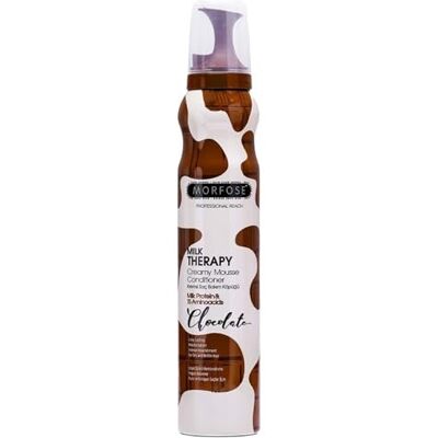 MORFOSE Chocoladeschuim conditioner 200 ml haarschuimspray, conditioner met melkproteïne en cacao volume, hittebescherming en verzorging voor droog en broos haar MORFOSE Chocoladeschuim conditioner 200 ml haarschuimspray, conditioner met melkproteïne en cacao volume, hittebescherming en verzorging voor droog en broos haar