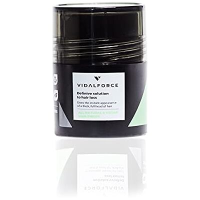 VIDALFORCE Haarvezel, 100% plantaardige oorsprong, volumepoeder, haarbouwvezels, haarvolumepoeder, haarvezels, hazelnootbruin, 5 g VIDALFORCE Haarvezel, 100% plantaardige oorsprong, volumepoeder, haarbouwvezels, haarvolumepoeder, haarvezels, hazelnootbruin, 5 g