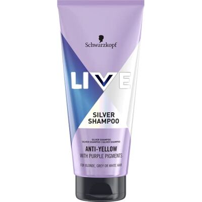 LIVE Schwarzkopf Lila Vegan Shampoo zonder geel tint paars neutraliserend voor koperblond, 200 ml LIVE Schwarzkopf Lila Vegan Shampoo zonder geel tint paars neutraliserend voor koperblond, 200 ml