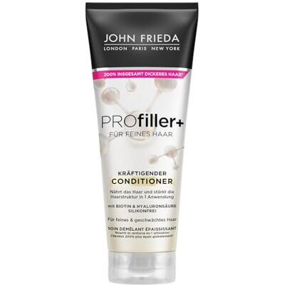 John Frieda Profiller+ Conditioner, inhoud: 250 ml, haartype: fijn, verzwakt, voedt het haar, siliconenvrij John Frieda Profiller+ Conditioner, inhoud: 250 ml, haartype: fijn, verzwakt, voedt het haar, siliconenvrij