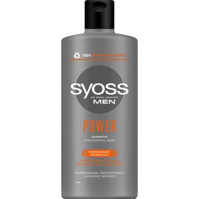 Syoss Men Power Homme/Man Shampoo 440 ml Syoss Men Power Homme/Man Shampoo 440 ml