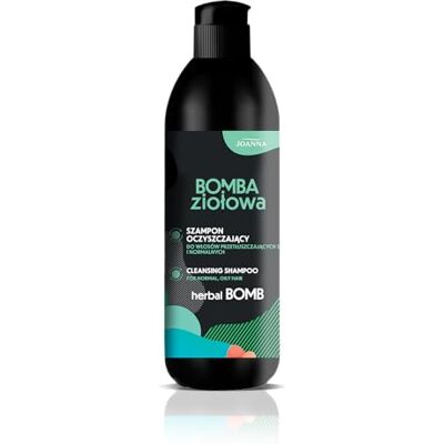 Joanna Heruter Bombe Zuiverende shampoo, 500 ml, hydraterend en intensief verzorgend, verzorging voor verzwakt en broos haar en zorgt voor een natuurlijke glans Joanna Heruter Bombe Zuiverende shampoo, 500 ml, hydraterend en intensief verzorgend, verzorging voor verzwakt en broos haar en zorgt voor een natuurlijke glans