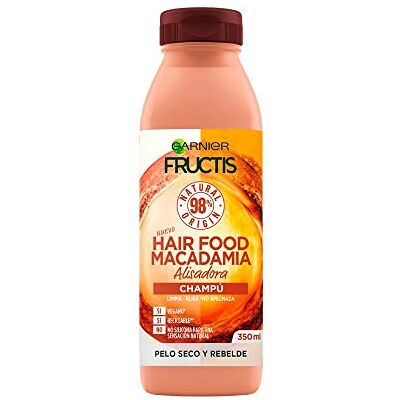 Garnier Fructis Hair Food Champú Macadamia Alisadora Haarverzorging, 350 ml Garnier Fructis Hair Food Champú Macadamia Alisadora Haarverzorging, 350 ml