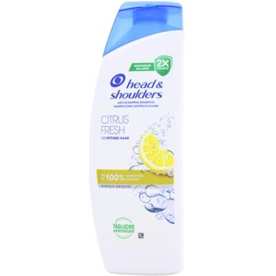 Head & Shoulders Citrus Fresh Anti-roos shampoo voor vettig haar, 500 ml, dagelijks gebruik, tot 100% roosbescherming, klinisch getest, schoon fris gevoel Head & Shoulders Citrus Fresh Anti-roos shampoo voor vettig haar, 500 ml, dagelijks gebruik, tot 100% roosbescherming, klinisch getest, schoon fris gevoel