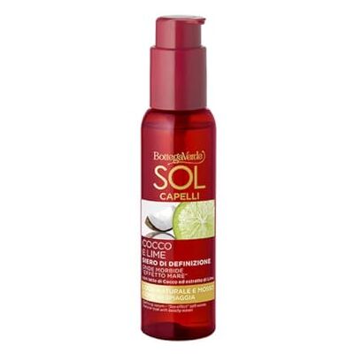 Bottega Verde , SOL Hair Definitie serum zachte golven "zee-effect" met kokosmelk en limoenextract (100 ml) natuurlijke en verplaatste look zoals op het strand Bottega Verde , SOL Hair Definitie serum zachte golven "zee-effect" met kokosmelk en limoenextract (100 ml) natuurlijke en verplaatste look zoals op het strand