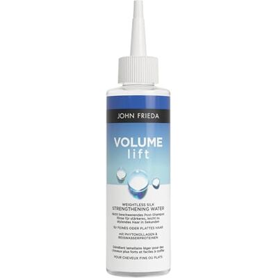 John Frieda Volume Lift Weightless Silk Strengthening Water Inhoud: 200 ml verzorgt fijn en plat haar zonder het te verzwaren John Frieda Volume Lift Weightless Silk Strengthening Water Inhoud: 200 ml verzorgt fijn en plat haar zonder het te verzwaren