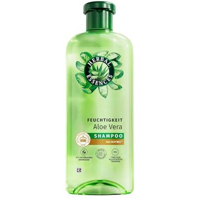 Herbal Essences Hydraterende shampoo met aloë vera en jasmijn 350 ml Glanzend haar, siliconenvrij, gesulfateerde oppervlakteactieve stoffen, met ingrediënten van natuurlijke oorsprong Herbal Essences Hydraterende shampoo met aloë vera en jasmijn 350 ml Glanzend haar, siliconenvrij, gesulfateerde oppervlakteactieve stoffen, met ingrediënten van natuurlijke oorsprong