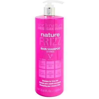abril et nature Nature Frizz Professional Shampoo – voor krullend haar – hydrateert en houdt glad haar – zachter en glanzend – veganistische behandeling – anti-kroes – 1000 ml abril et nature Nature Frizz Professional Shampoo – voor krullend haar – hydrateert en houdt glad haar – zachter en glanzend – veganistische behandeling – anti-kroes – 1000 ml