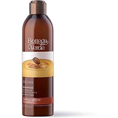 Bottega Verde , Argan Voedende, revitaliserende shampoo met arganolie (250 ml) droog of krullend haar Bottega Verde , Argan Voedende, revitaliserende shampoo met arganolie (250 ml) droog of krullend haar