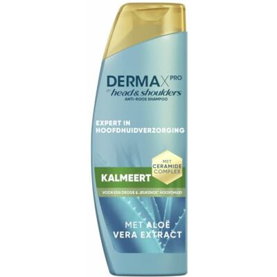 Head & Shoulders DermaXPro by Apaise anti-roos shampoo, 250 ml, aloë vera-extract, ceramidecomplex, kalmeert droog jeukende hoofdhuid, helpt de huidbarrière te versterken Head & Shoulders DermaXPro by Apaise anti-roos shampoo, 250 ml, aloë vera-extract, ceramidecomplex, kalmeert droog jeukende hoofdhuid, helpt de huidbarrière te versterken