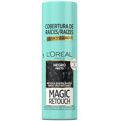 L'ORÉAL L´OREAL Magic Retouch Spray N°1 Zwart 75 ml L'ORÉAL L´OREAL Magic Retouch Spray N°1 Zwart 75 ml