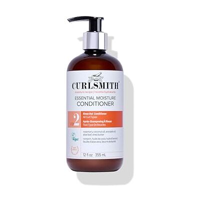 CURLSMITH Essentiële hydraterende conditioner, eenvoudige controle van kroezen voor golvend, krullend en kroeshaar, veganistisch (355 ml) CURLSMITH Essentiële hydraterende conditioner, eenvoudige controle van kroezen voor golvend, krullend en kroeshaar, veganistisch (355 ml)