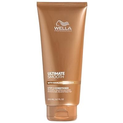 Wella Professionals Ultimate Smooth Conditioner, voedende haarverzorging op basis van squalaan en omega-9 voor droog, dof en krullend haar (200 ml) Wella Professionals Ultimate Smooth Conditioner, voedende haarverzorging op basis van squalaan en omega-9 voor droog, dof en krullend haar (200 ml)