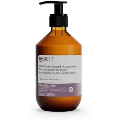 INSIGHT Herstructurerende haarconditioner 350 ml conditioner ontworpen voor de behandeling van beschadigd en gestrest haar door chemische behandelingen, weersinvloeden en uitdroging Verpakking in INSIGHT Herstructurerende haarconditioner 350 ml conditioner ontworpen voor de behandeling van beschadigd en gestrest haar door chemische behandelingen, weersinvloeden en uitdroging Verpakking in