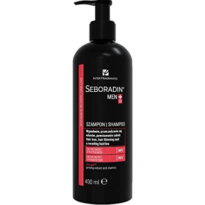 SEBORADIN Men Shampoo tegen haaruitval, dik haar, sterk, 400 ml SEBORADIN Men Shampoo tegen haaruitval, dik haar, sterk, 400 ml