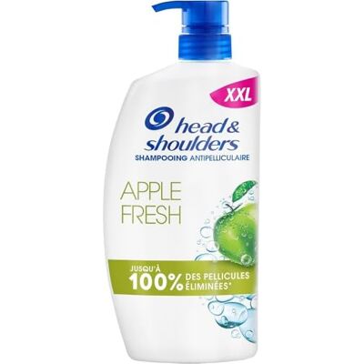 Head & Shoulders Apple Fresh anti-roos shampoo. Pomp 1000 ml. Dagelijks gebruik. Tot 100% van de roos verwijderd, klinisch bewezen. Alle haartypes en hoofdhuid Head & Shoulders Apple Fresh anti-roos shampoo. Pomp 1000 ml. Dagelijks gebruik. Tot 100% van de roos verwijderd, klinisch bewezen. Alle haartypes en hoofdhuid