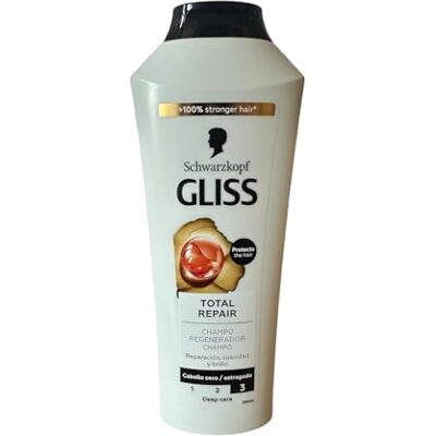 Gliss Schwarzkopf Total Repair regenererende shampoo voor droog en beschadigd haar, 400 ml Gliss Schwarzkopf Total Repair regenererende shampoo voor droog en beschadigd haar, 400 ml
