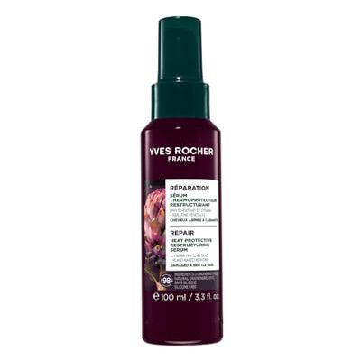 Yves Rocher Thermobeschermend serum voor haar – verzorging tegen gespleten en beschadigd haar – hittebescherming 230 °C – plantaardige keratine & cynara – zonder siliconen – 98% natuurlijk – 100 ml Yves Rocher Thermobeschermend serum voor haar – verzorging tegen gespleten en beschadigd haar – hittebescherming 230 °C – plantaardige keratine & cynara – zonder siliconen – 98% natuurlijk – 100 ml