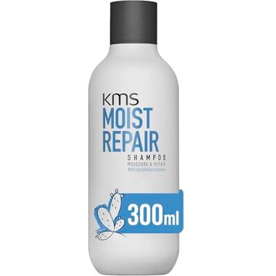 KMS MoistRepair Shampoo voor droog en beschadigd haar, 300 ml, reparatie, hydratatie, bescherming, met gerecyclede cactuspeer, veganistische formule KMS MoistRepair Shampoo voor droog en beschadigd haar, 300 ml, reparatie, hydratatie, bescherming, met gerecyclede cactuspeer, veganistische formule