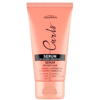 Joanna Krulserum, 50 g, hydraterend serum voor haar, natuurlijke krulverzorging, hydraterende verzorging voor golvend en krullend haar, producten met rijstaminozuren voor verzorging van de huid Joanna Krulserum, 50 g, hydraterend serum voor haar, natuurlijke krulverzorging, hydraterende verzorging voor golvend en krullend haar, producten met rijstaminozuren voor verzorging van de huid