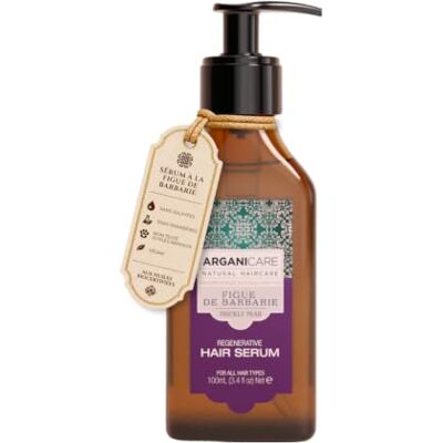Arganicare Haarserum met barbarievig en arganolie, 100 ml, voeding en bescherming voor droog en dof haar, intensieve glans, anti-breuk, anti-gespleten punten, lichte textuur Arganicare Haarserum met barbarievig en arganolie, 100 ml, voeding en bescherming voor droog en dof haar, intensieve glans, anti-breuk, anti-gespleten punten, lichte textuur