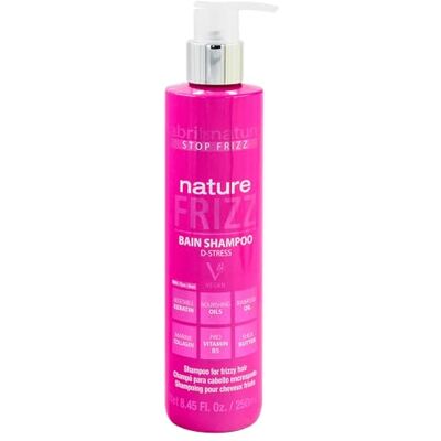 abril et nature Nature Frizz Professional Shampoo – voor krullend haar – hydrateert en houdt glad haar – zachter en glanzend – veganistische behandeling – anti-kroes – 250 ml abril et nature Nature Frizz Professional Shampoo – voor krullend haar – hydrateert en houdt glad haar – zachter en glanzend – veganistische behandeling – anti-kroes – 250 ml