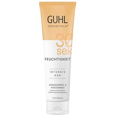 Guhl 30_sek intensieve kuur, hydratatie, 100 ml, sterk geconcentreerde verzorgingsformule, intens als een kuur, snel als een conditioner, siliconenvrij Guhl 30_sek intensieve kuur, hydratatie, 100 ml, sterk geconcentreerde verzorgingsformule, intens als een kuur, snel als een conditioner, siliconenvrij