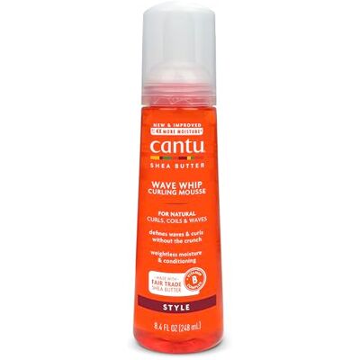 CANTU Wave Whip Styling Foam Definitie van natuurlijke krullen Anti-kroes en voedend Zonder sulfaten, siliconen, parabenen Golvend en krullend haar 248 ml CANTU Wave Whip Styling Foam Definitie van natuurlijke krullen Anti-kroes en voedend Zonder sulfaten, siliconen, parabenen Golvend en krullend haar 248 ml