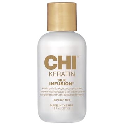 CHI Reconstructieve infusie met zijdekeratine, KeratinSilkInfusion, 59 ml, 59 ml CHI Reconstructieve infusie met zijdekeratine, KeratinSilkInfusion, 59 ml, 59 ml