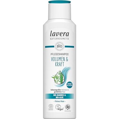 lavera , Volume Force Shampoo met BioBamboo BioQuinoa volume, dynamisch, versterkt, natuurlijke cosmetica, veganistisch, 250 ml, wit lavera , Volume Force Shampoo met BioBamboo BioQuinoa volume, dynamisch, versterkt, natuurlijke cosmetica, veganistisch, 250 ml, wit